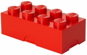 lego lunch box rosso